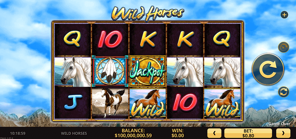 Основная информация о слоте Wild Horses